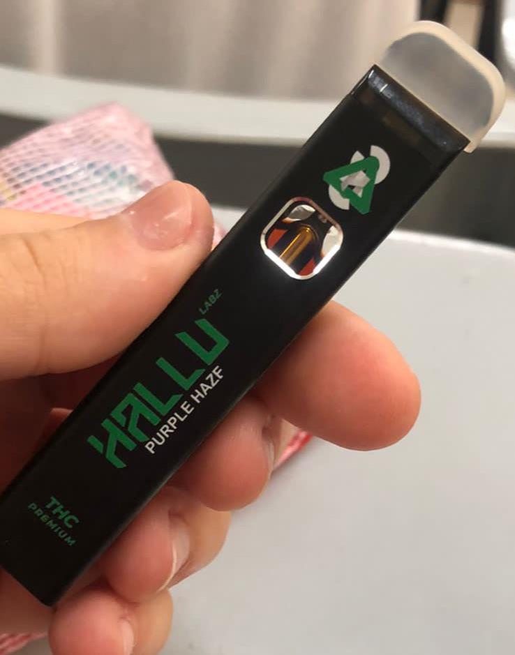 Pod Hallu Purple Haze recebido pela cliente
