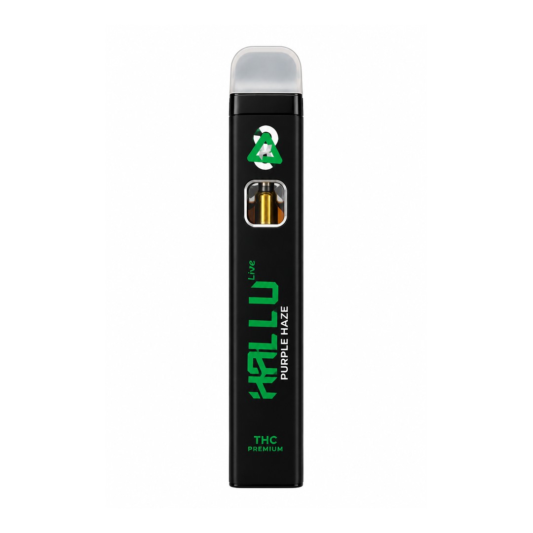 Pod Hallu Brand King Purple Haze THC Premium de frente